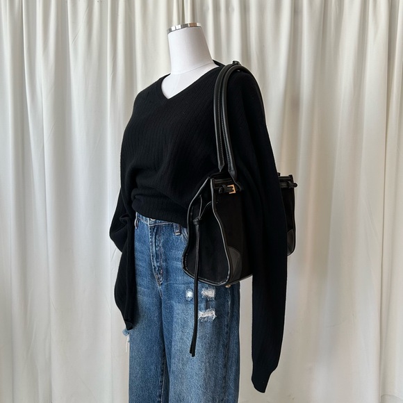 Vintage Ralph Lauren Purple Label V-neck sweater 100% Cashmere. - Picture 8 of 10